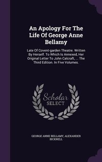 Front cover_An Apology For The Life Of George Anne Bellamy