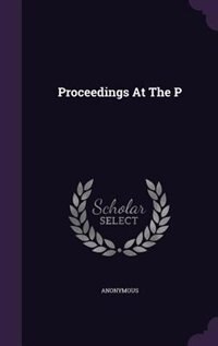 Front cover_Proceedings At The P