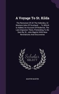 Front cover_A Voyage To St. Kilda