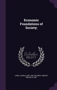 Couverture_Economic Foundations of Society;