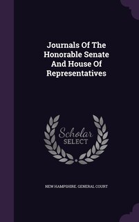 Couverture_Journals Of The Honorable Senate And House Of Representatives