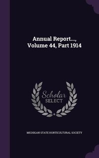 Couverture_Annual Report..., Volume 44, Part 1914