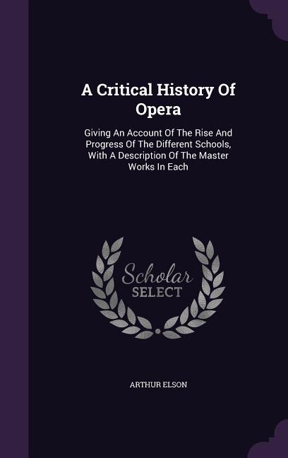 Couverture_A Critical History Of Opera