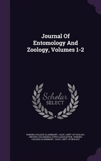 Couverture_Journal Of Entomology And Zoology, Volumes 1-2