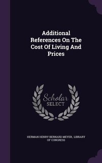 Front cover_Additional References On The Cost Of Living And Prices