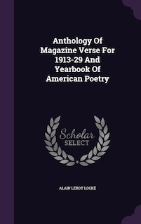 Front cover_Anthology Of Magazine Verse For 1913-29 And Yearbook Of American Poetry
