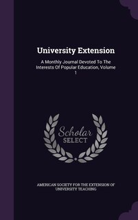 Front cover_University Extension