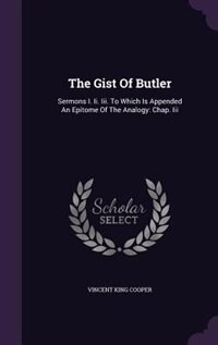Couverture_The Gist Of Butler