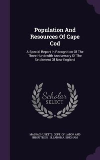Front cover_Population And Resources Of Cape Cod