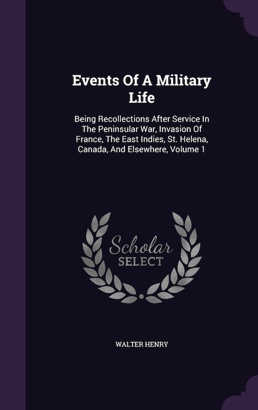 Front cover_Events Of A Military Life