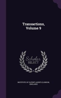 Front cover_Transactions, Volume 9