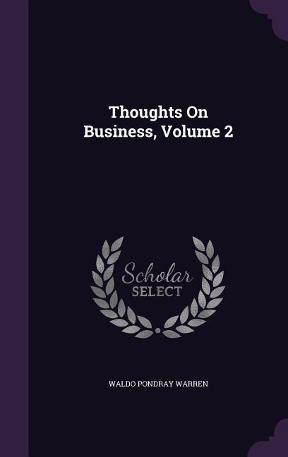 Front cover_Thoughts On Business, Volume 2