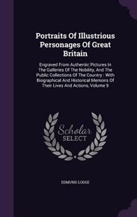 Front cover_Portraits Of Illustrious Personages Of Great Britain