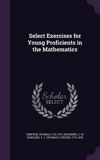 Couverture_Select Exercises for Young Proficients in the Mathematics