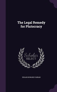 Couverture_The Legal Remedy for Plutocracy