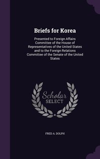 Couverture_Briefs for Korea