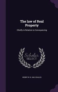Front cover_The law of Real Property