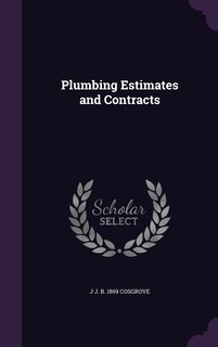 Front cover_Plumbing Estimates and Contracts