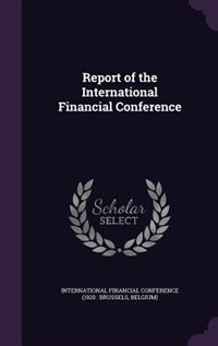 Front cover_Report of the International Financial Conference