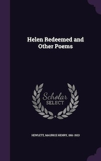 Front cover_Helen Redeemed and Other Poems