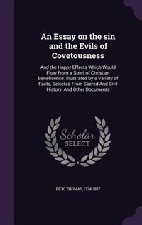 Couverture_An Essay on the sin and the Evils of Covetousness