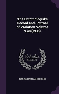 Front cover_The Entomologist's Record and Journal of Variation Volume v.48 (1936)