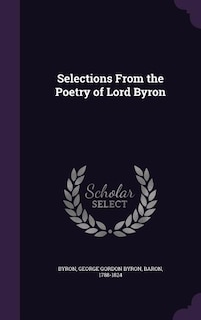 Couverture_Selections From the Poetry of Lord Byron