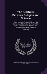 Front cover_The Relations Between Religion and Science