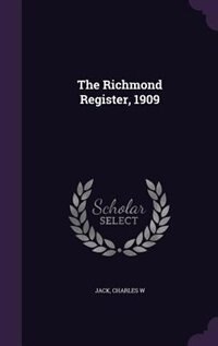 Front cover_The Richmond Register, 1909