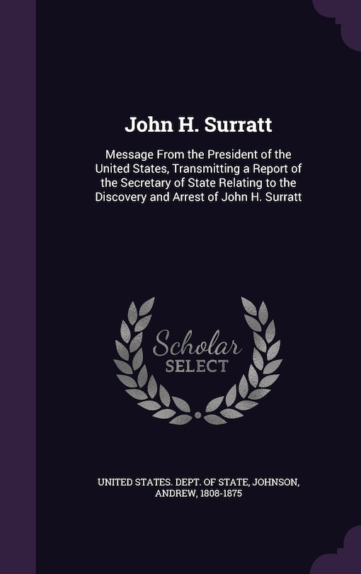 Couverture_John H. Surratt