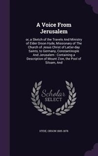 Couverture_A Voice From Jerusalem