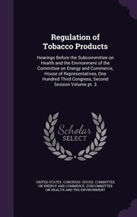 Front cover_Regulation of Tobacco Products
