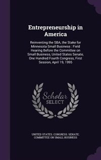 Front cover_Entrepreneurship in America