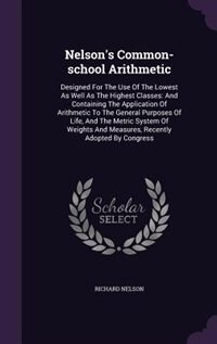 Front cover_Nelson's Common-school Arithmetic