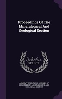 Front cover_Proceedings Of The Mineralogical And Geological Section