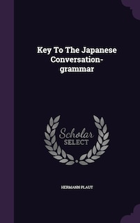 Couverture_Key To The Japanese Conversation-grammar