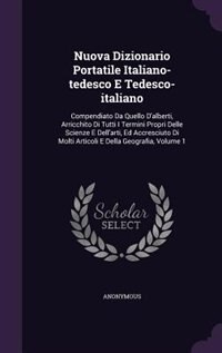 Front cover_Nuova Dizionario Portatile Italiano-tedesco E Tedesco-italiano