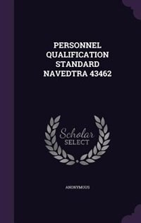 Couverture_PERSONNEL QUALIFICATION STANDARD NAVEDTRA 43462