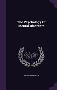 Couverture_The Psychology Of Mental Disorders