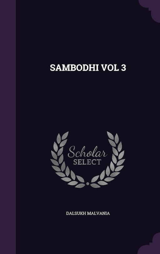 Front cover_SAMBODHI VOL 3