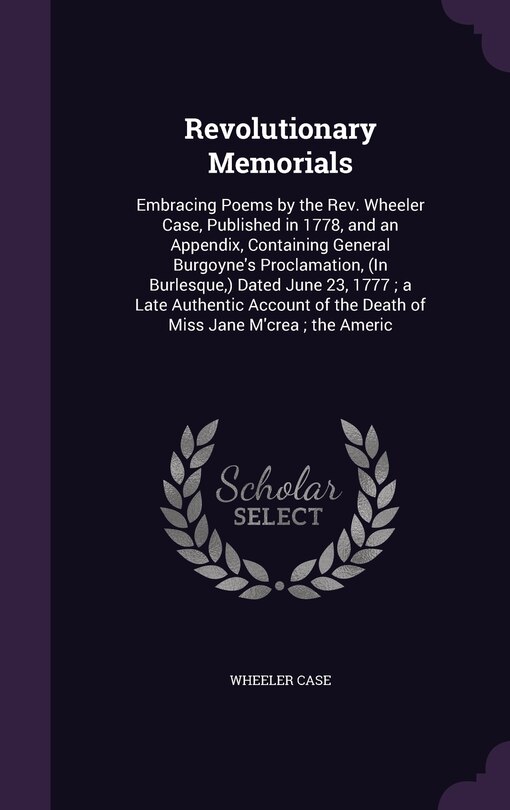 Couverture_Revolutionary Memorials