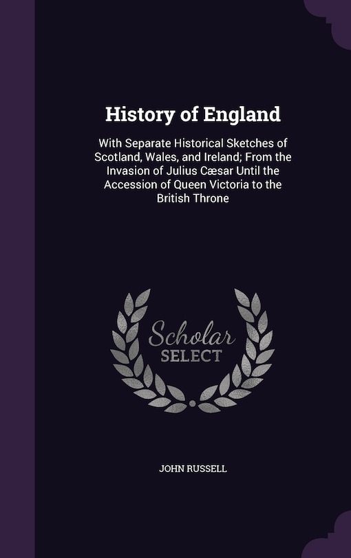 Front cover_History of England