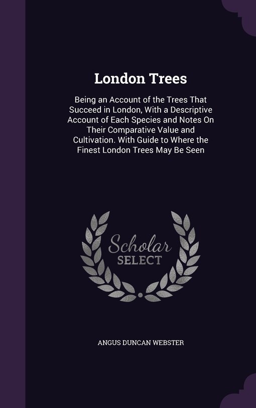 Front cover_London Trees
