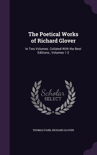 Couverture_The Poetical Works of Richard Glover
