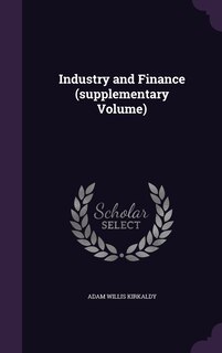 Couverture_Industry and Finance (supplementary Volume)