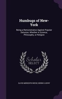 Front cover_Humbugs of New-York