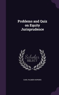Front cover_Problems and Quiz on Equity Jurisprudence