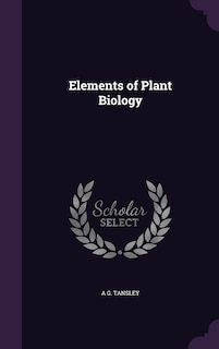 Couverture_Elements of Plant Biology