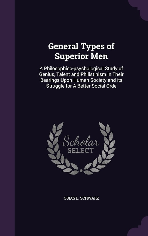 Couverture_General Types of Superior Men