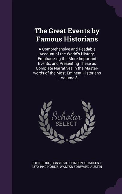 Couverture_The Great Events by Famous Historians